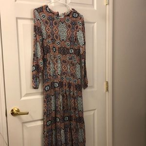 Geometric Print Dress